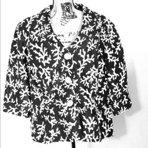 Suit Dress Sport jacket black and white